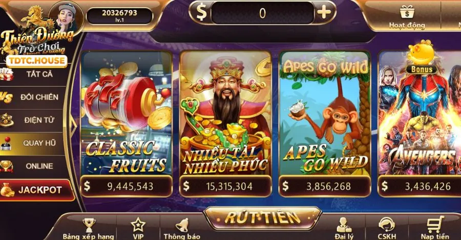Nổ Hũ Slots game tại k9cc clup
